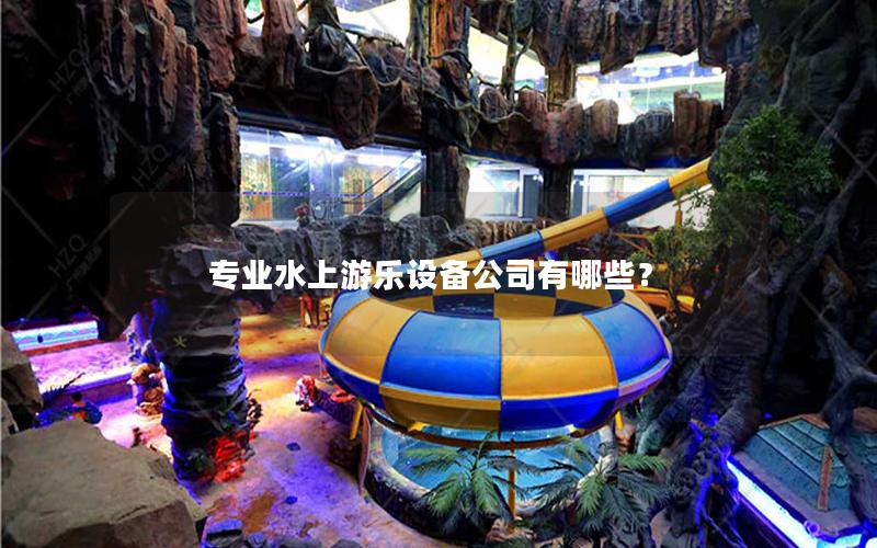 專業水上游樂設備公司有哪些？